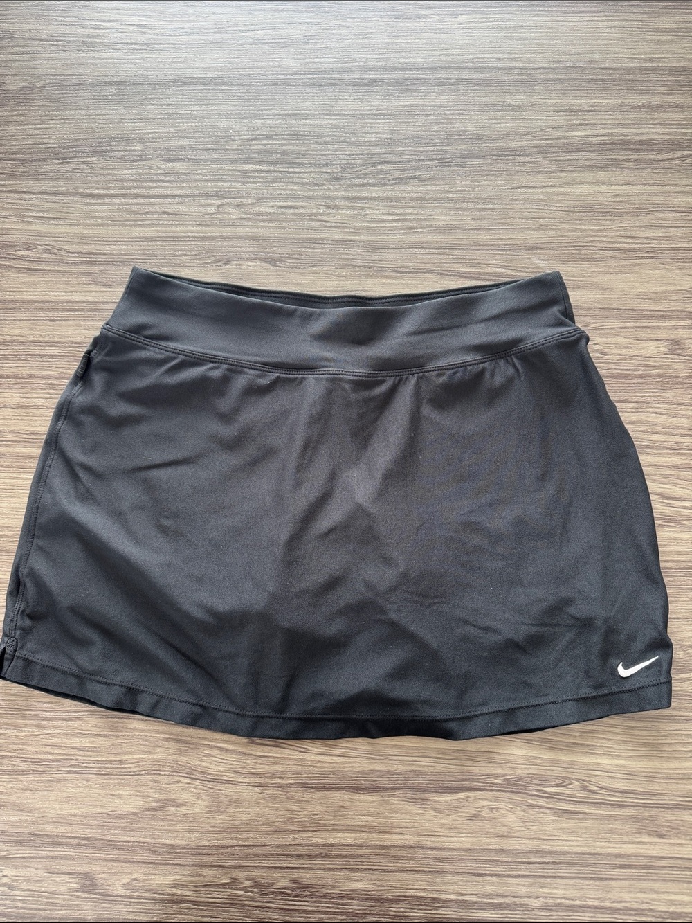 Nike Black Women’s Athletic Skort with White Swoosh